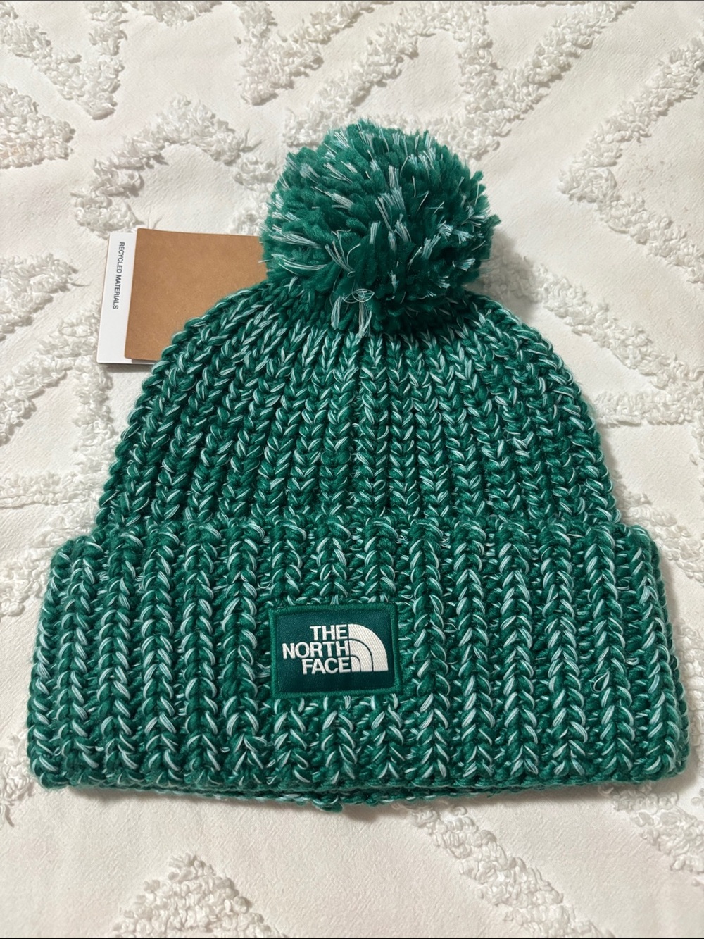 NWT The North Face Green Beanie